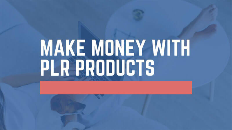 how to make money with plr products