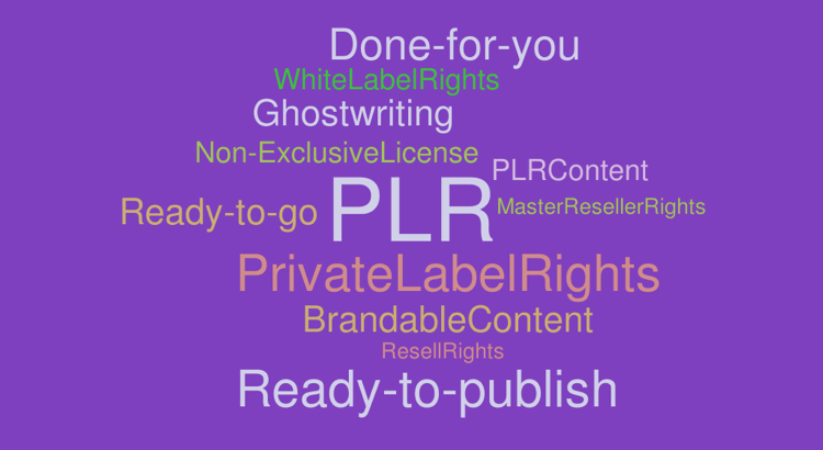 what are private label rights products
