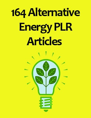 alternative energy plr articles