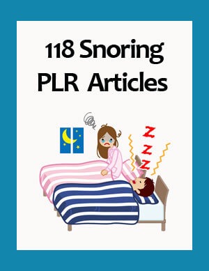 snoring plr articles