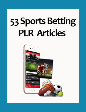 sports betting plr articles