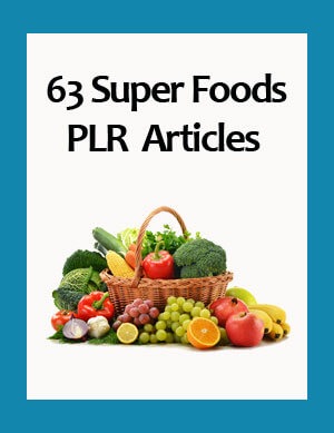 super foods plr articles