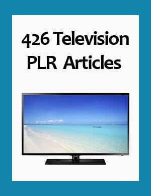 television plr articles